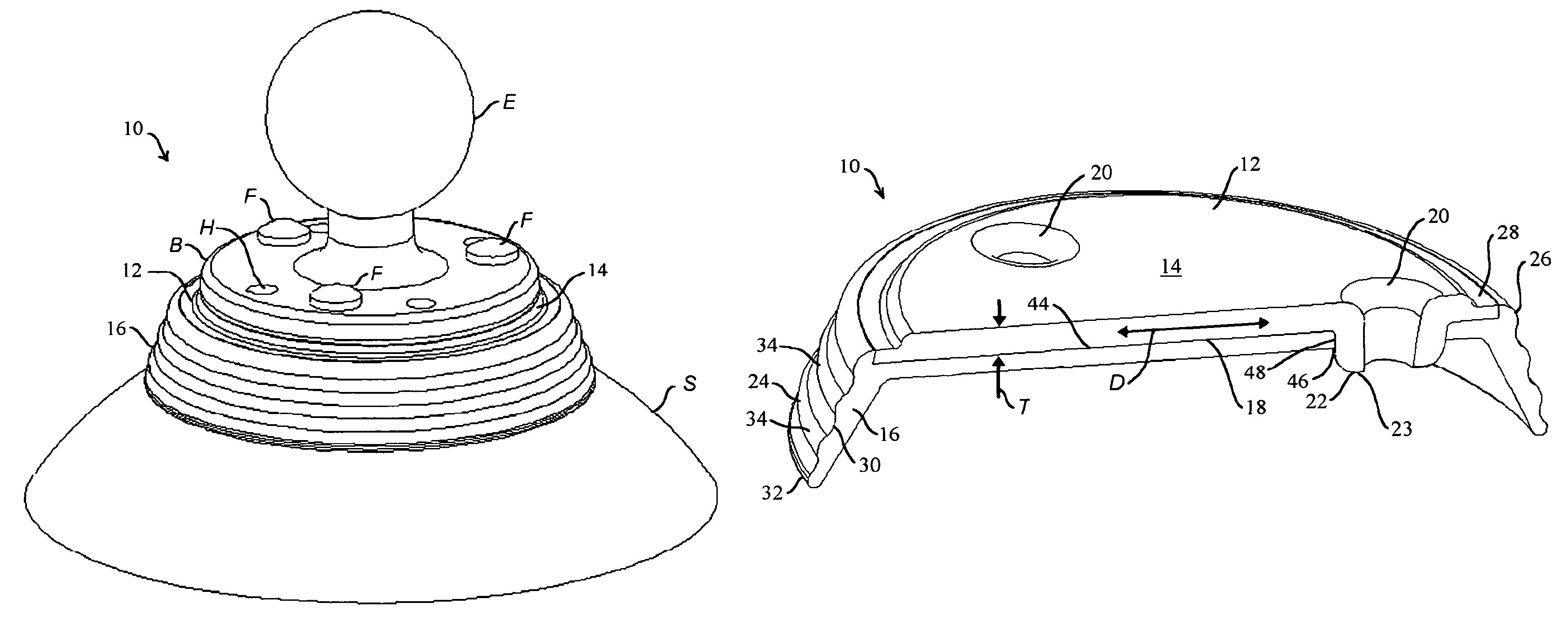 Self leveling adaptor