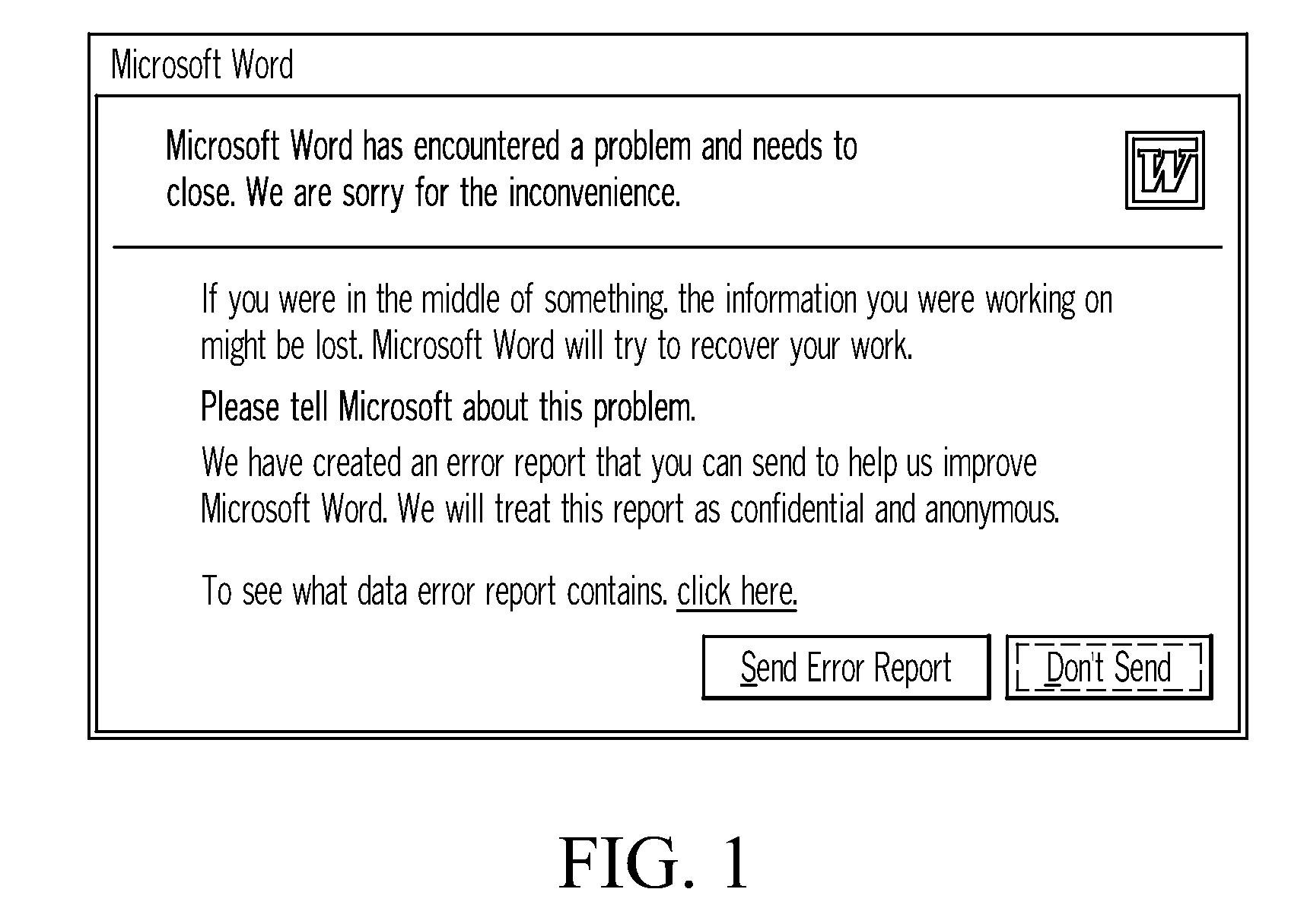 System and method for error reporting in software applications