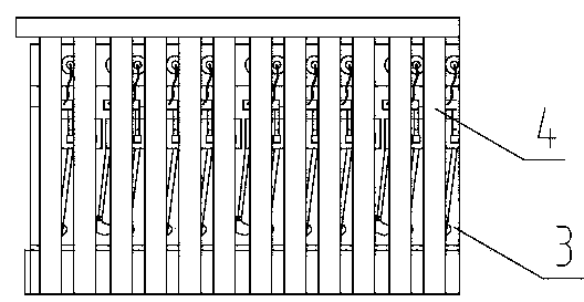 Spinning technology of spinning machine provided with novel through going shaft passive winding device