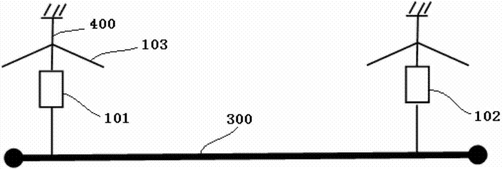 Power transmission line icing automatic monitoring device