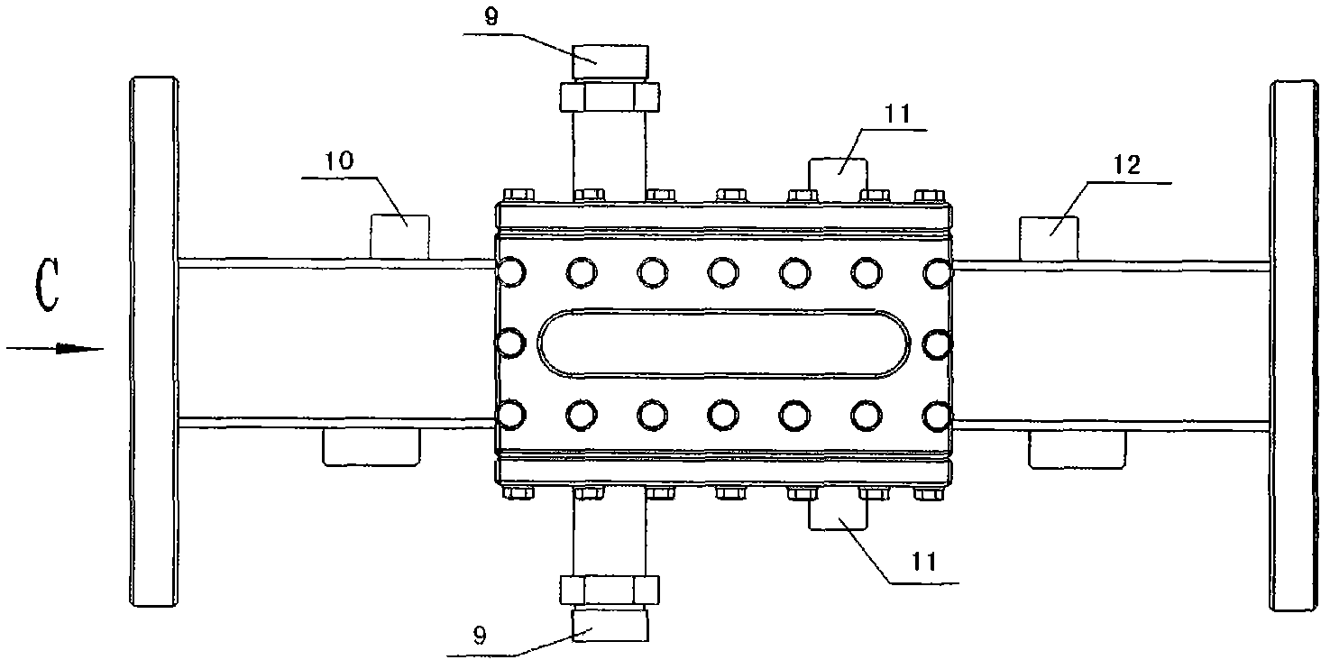 Experiment device for researching jet atomizing characteristic of jet nozzle