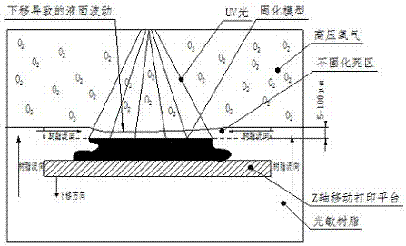 Large-format rapid 3D printing method and device based on DLP photo-curing