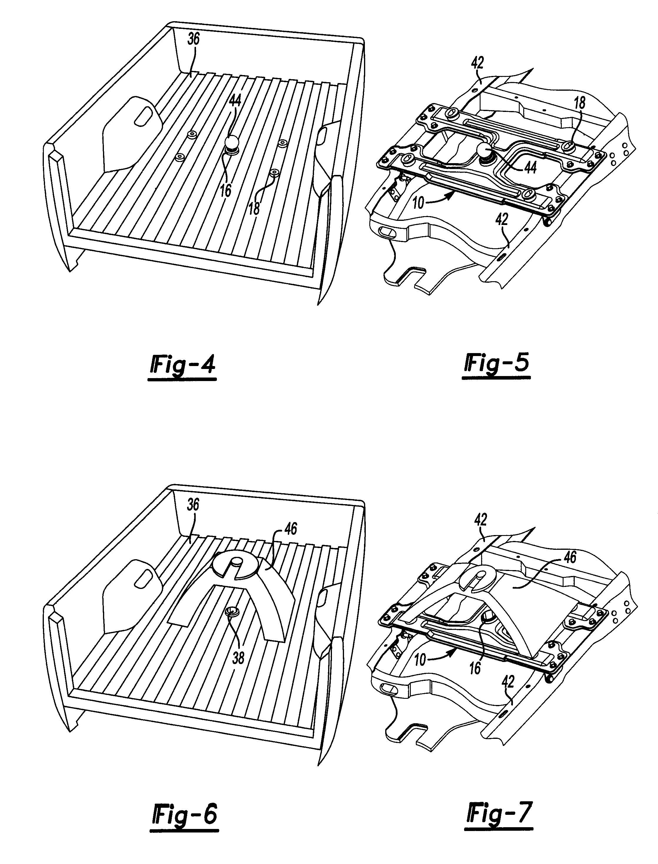 Integrated support structure for either a fifth wheel hitch or a gooseneck trailer hitch