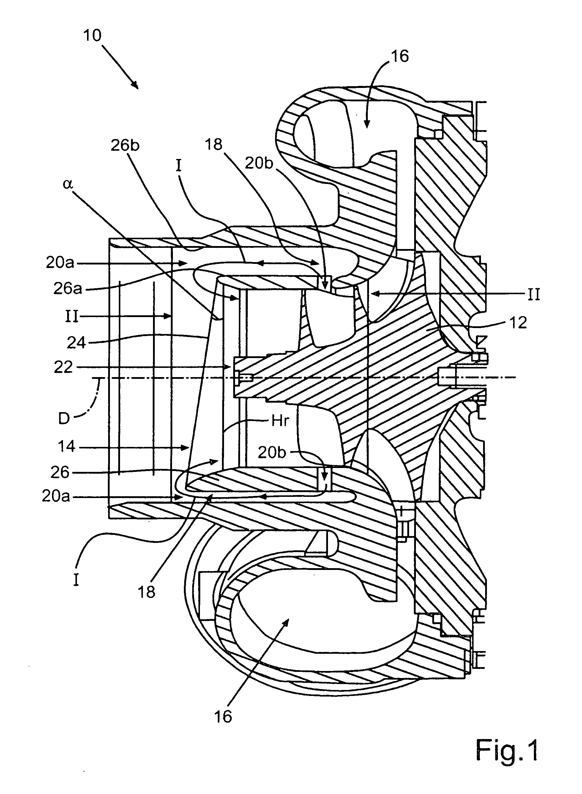 Radial compressor, particularly for an exhaust gas turbocharger of an internal combustion engine