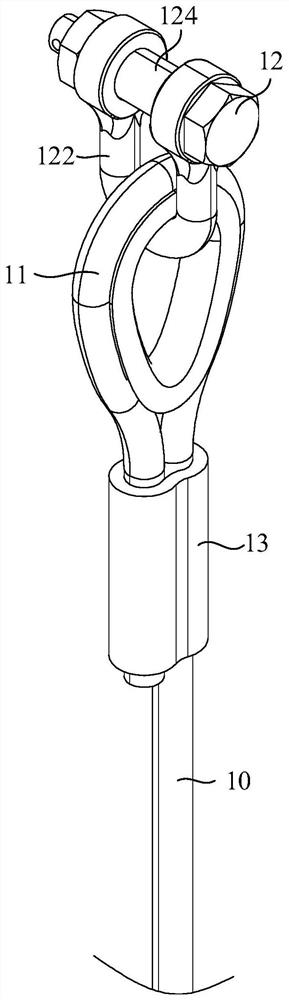 Wind generating set and twisted cable protection system thereof