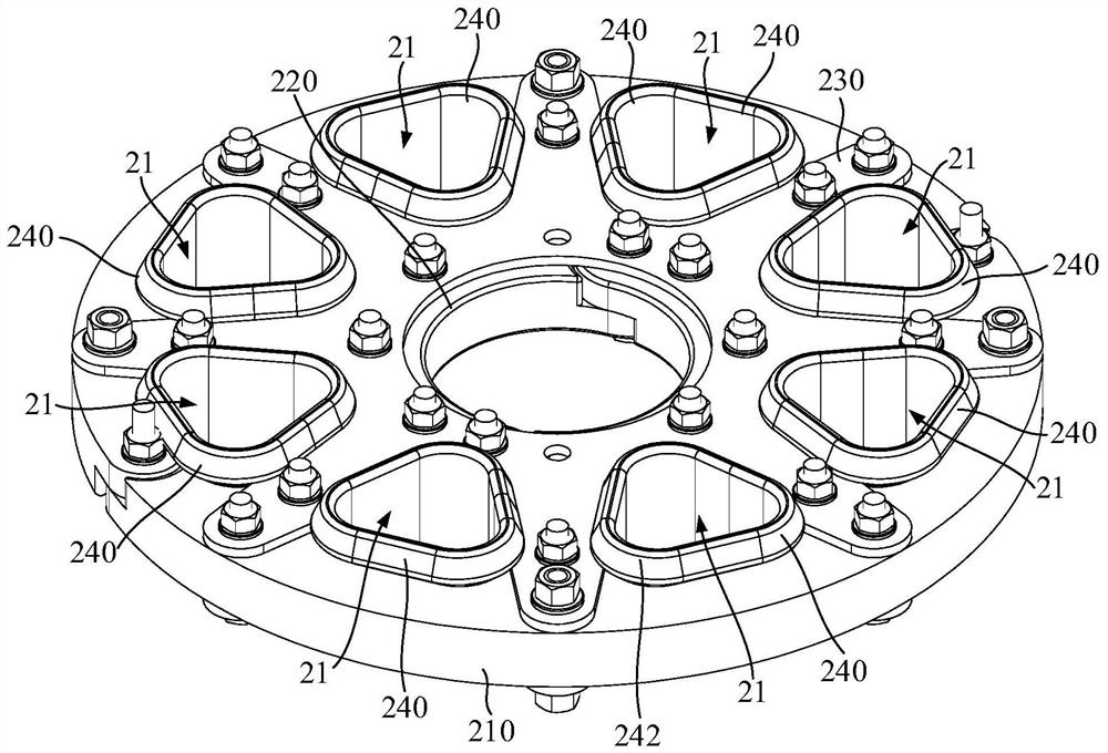 Wind generating set and twisted cable protection system thereof