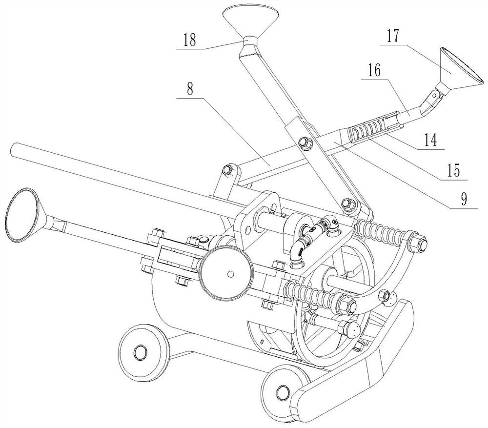 A pipeline crawling device