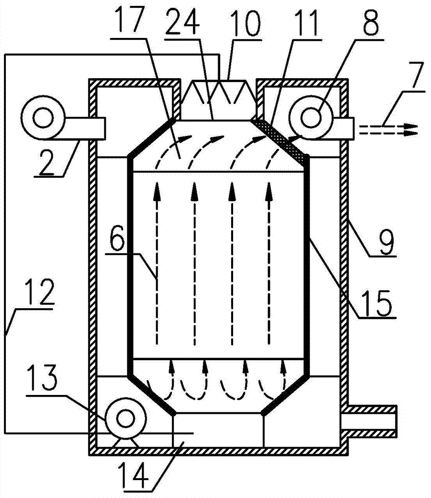 Counterflow plate dew point indirect evaporative cooler with built-in shunt structure and channel partition