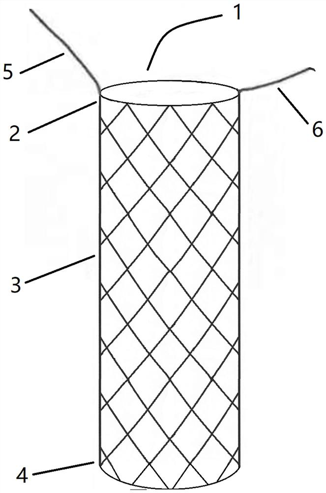 Combined self-expanding inferior vena cava stent