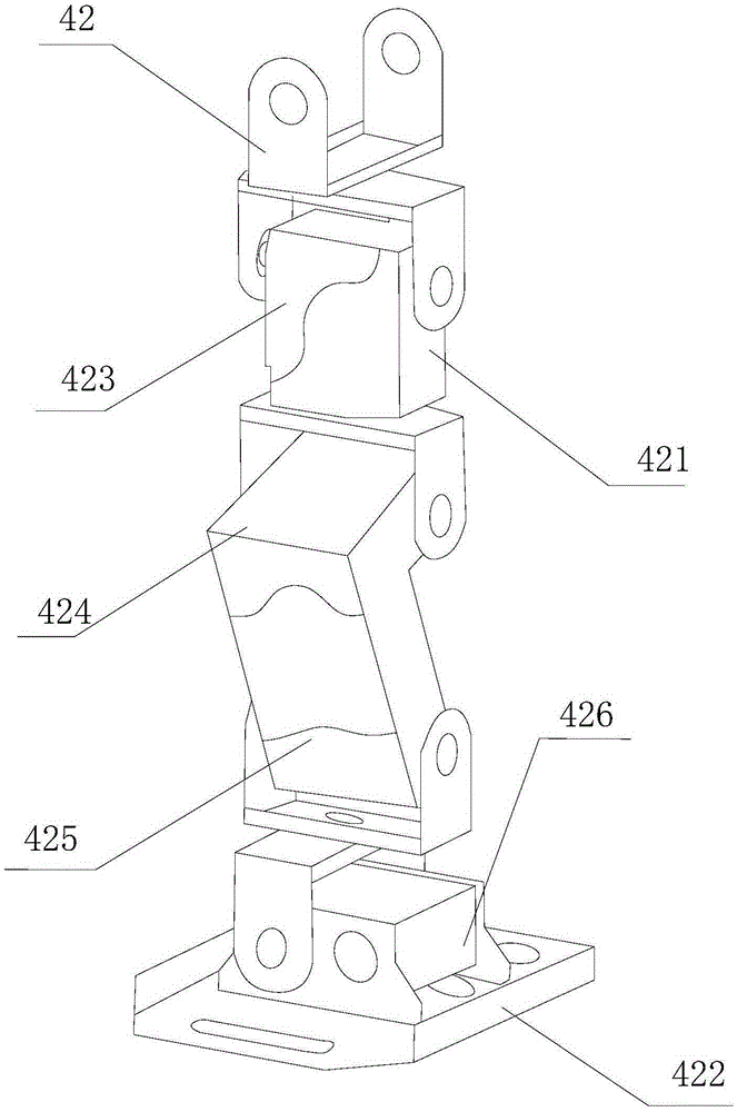 A compound split-layer self-recognition stacking structure robot