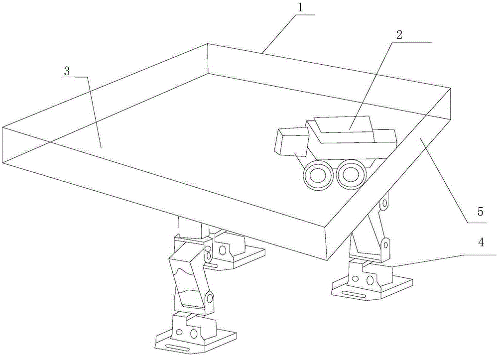 A compound split-layer self-recognition stacking structure robot