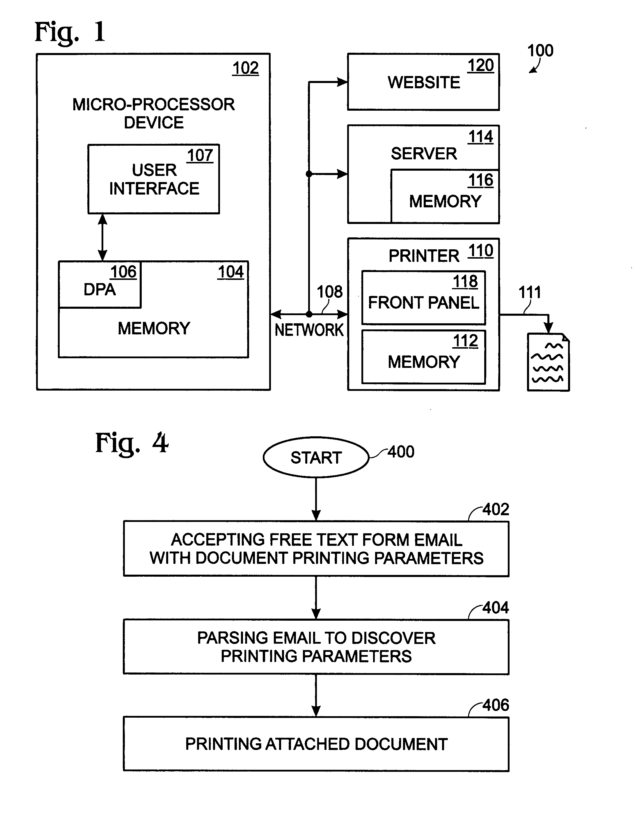 System and method for delivering native structure document printing instructions