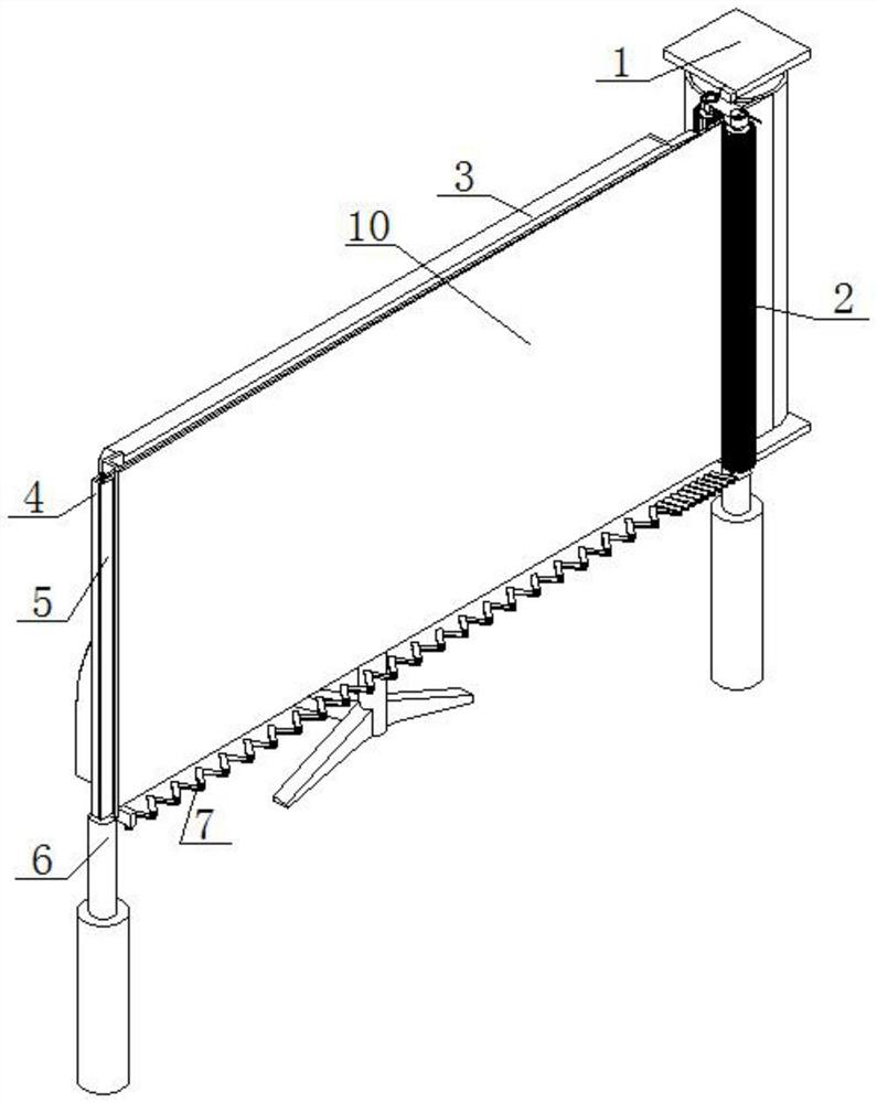 Mechanism with moire weakening function for assisting shooting of LED display screen