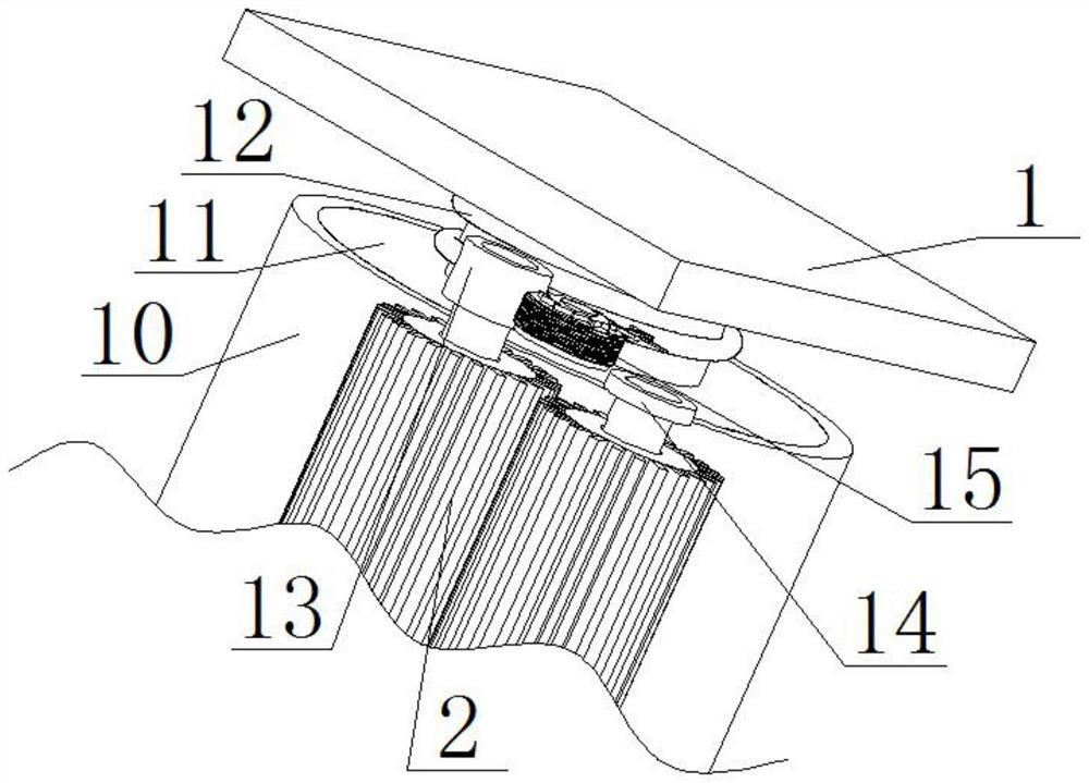 Mechanism with moire weakening function for assisting shooting of LED display screen