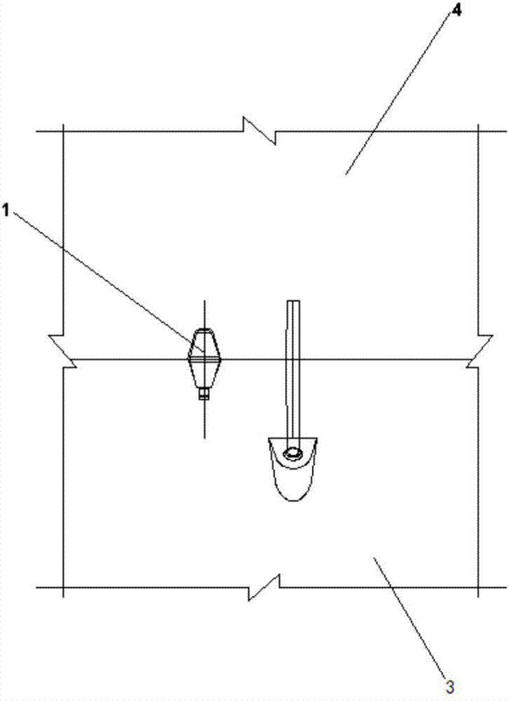 Supporting structure in which shearing force pin shield tunnel duct piece opening is adopted and construction method