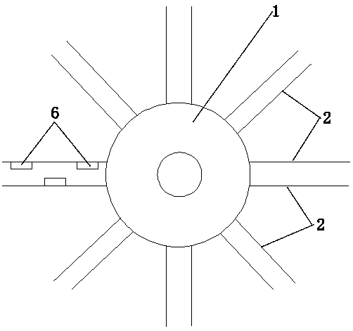 A transport device for short-distance small amount of glass products