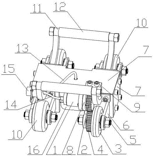 Handheld pipeline welding seam flux leakage detection device and detection method thereof