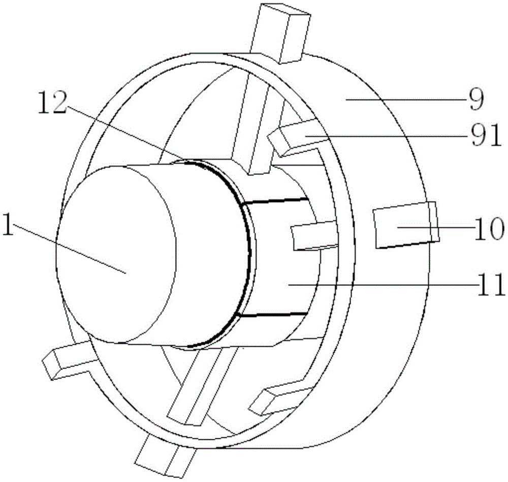 Surface derusting device for oil drill pipe