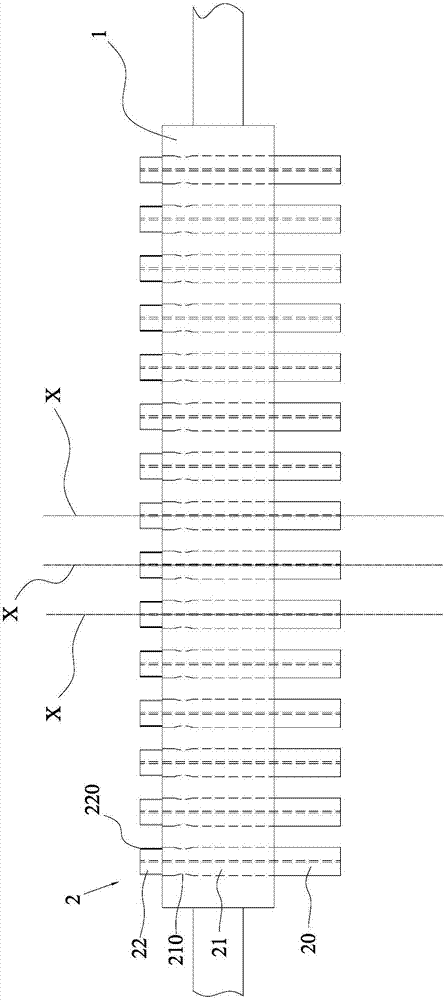 A line air-drying device