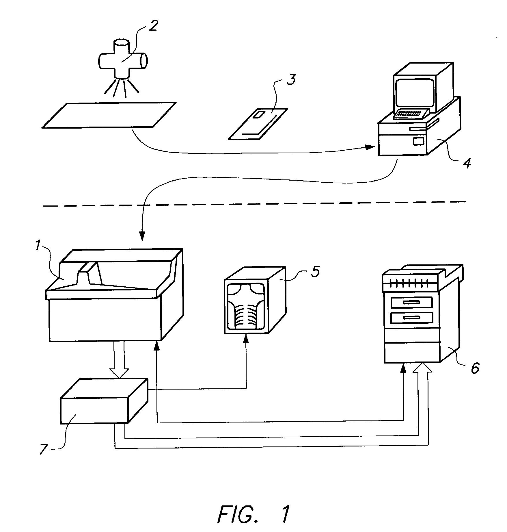 Method for enhancing the contrast of an image