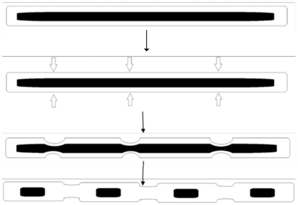 Biodegradable radioactive particle, particle composition and preparation method thereof