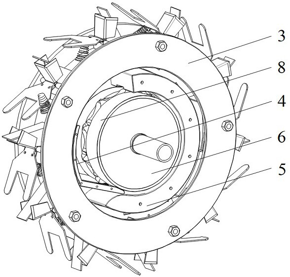 A self-clearing air-suction precision seed metering device