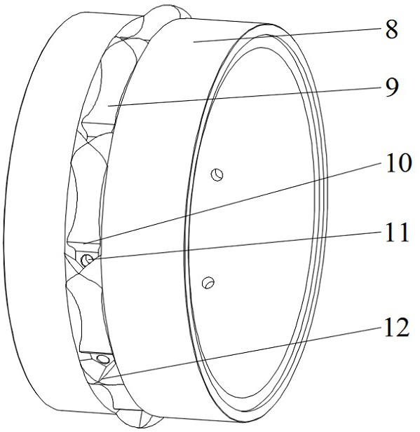 A self-clearing air-suction precision seed metering device