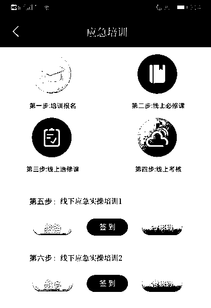 High-efficiency emergency training system and method