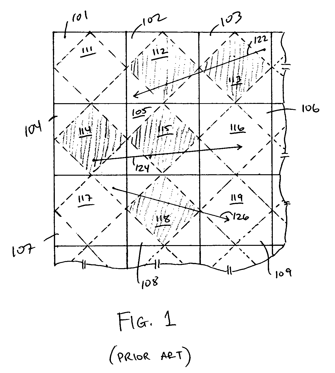 Diamond culling of small primitives