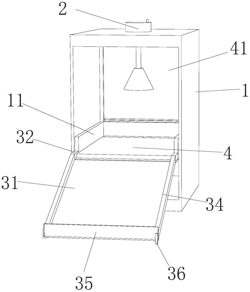 Electronic equipment shell surface spraying equipment