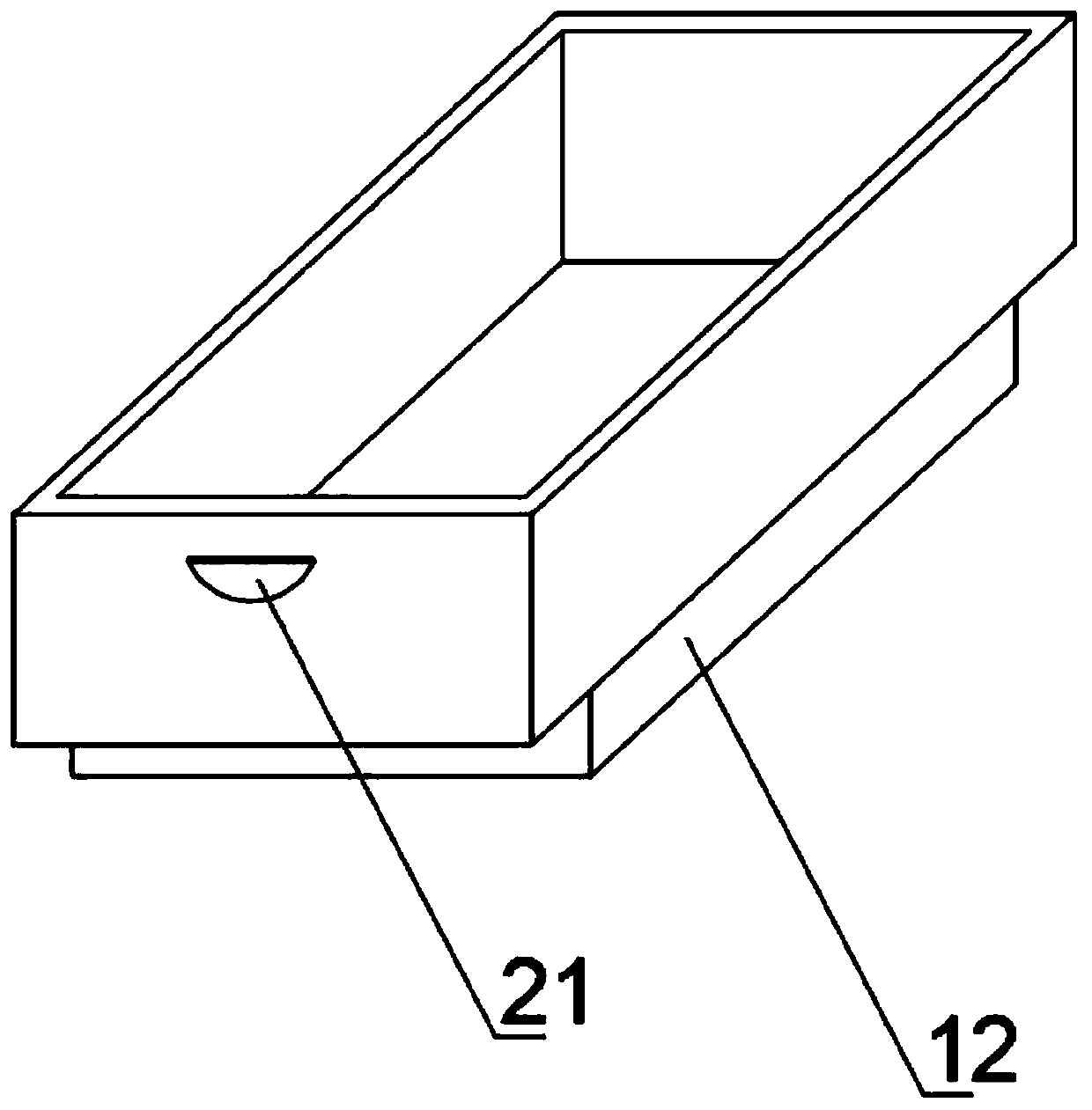 Anti-pollution easy-to-clean inspection operation table for clinical lab