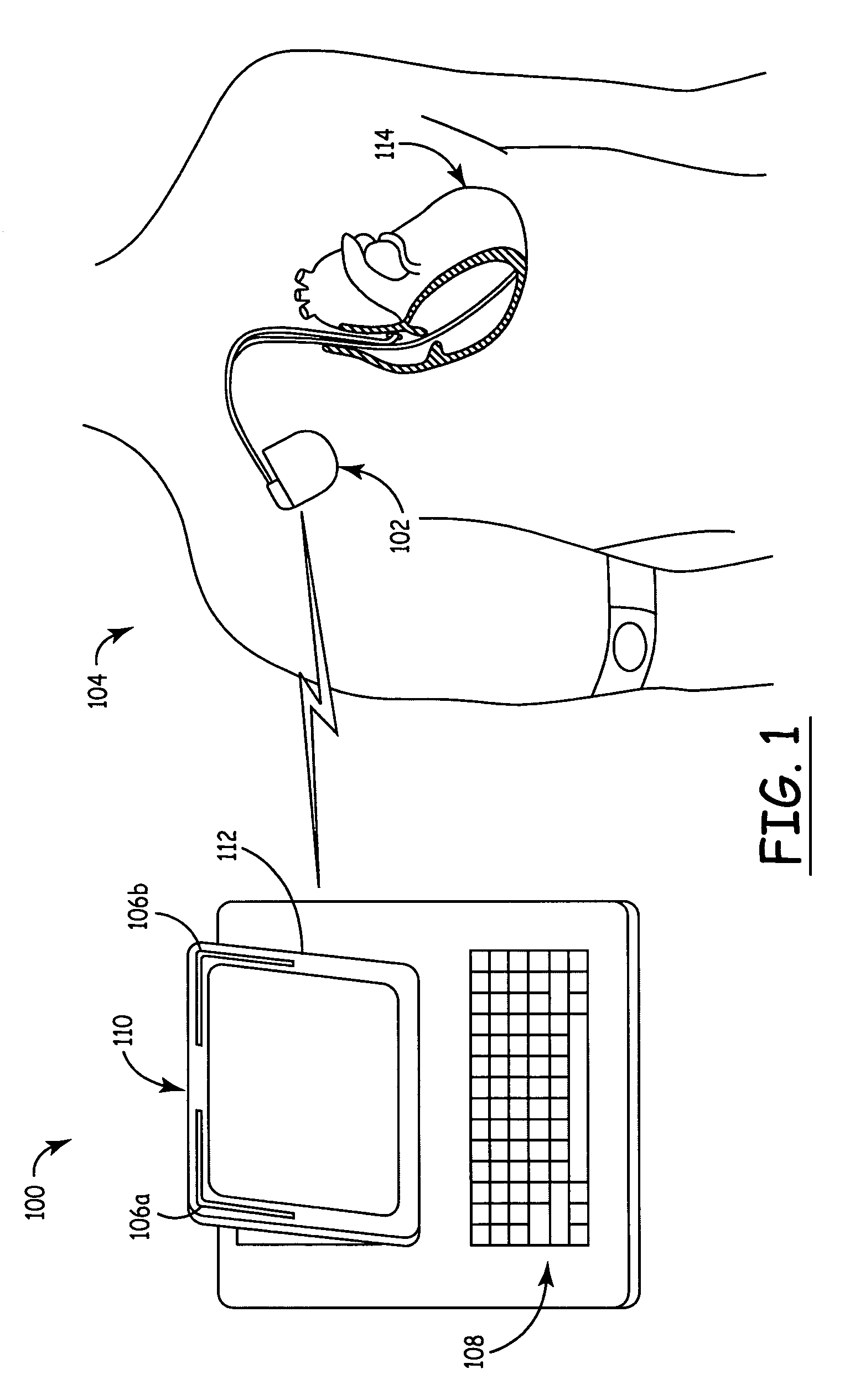 Compact conformal antenna for a medical telemetry system