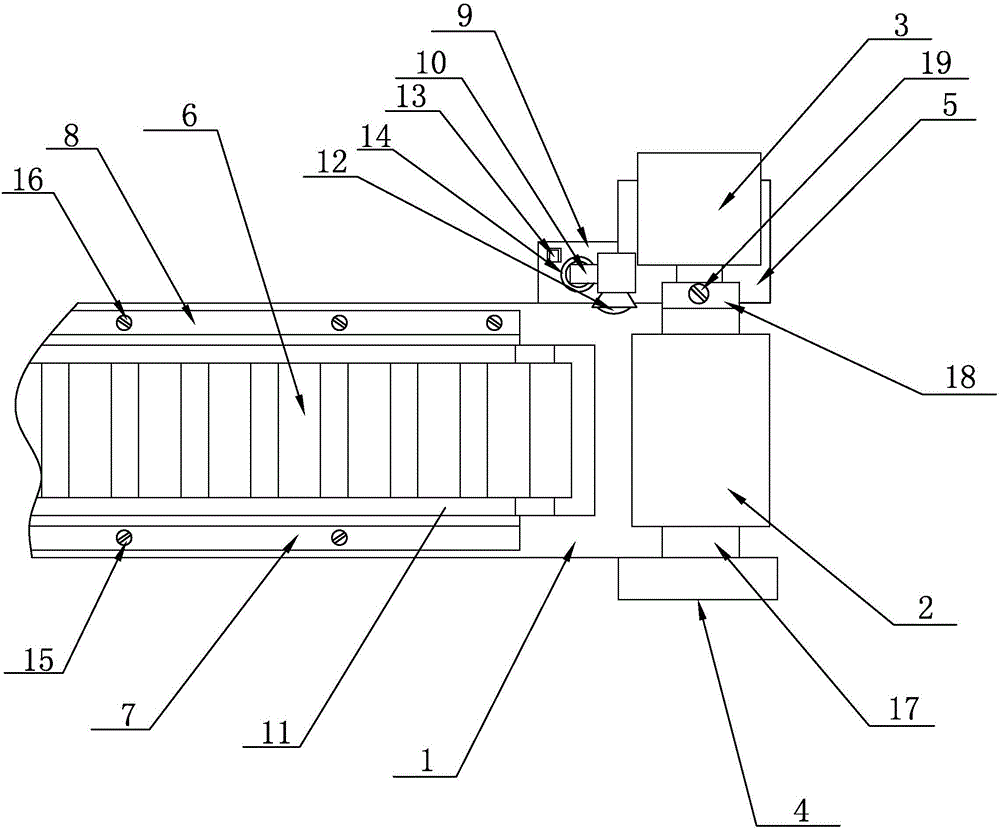 Novel label paper winding device