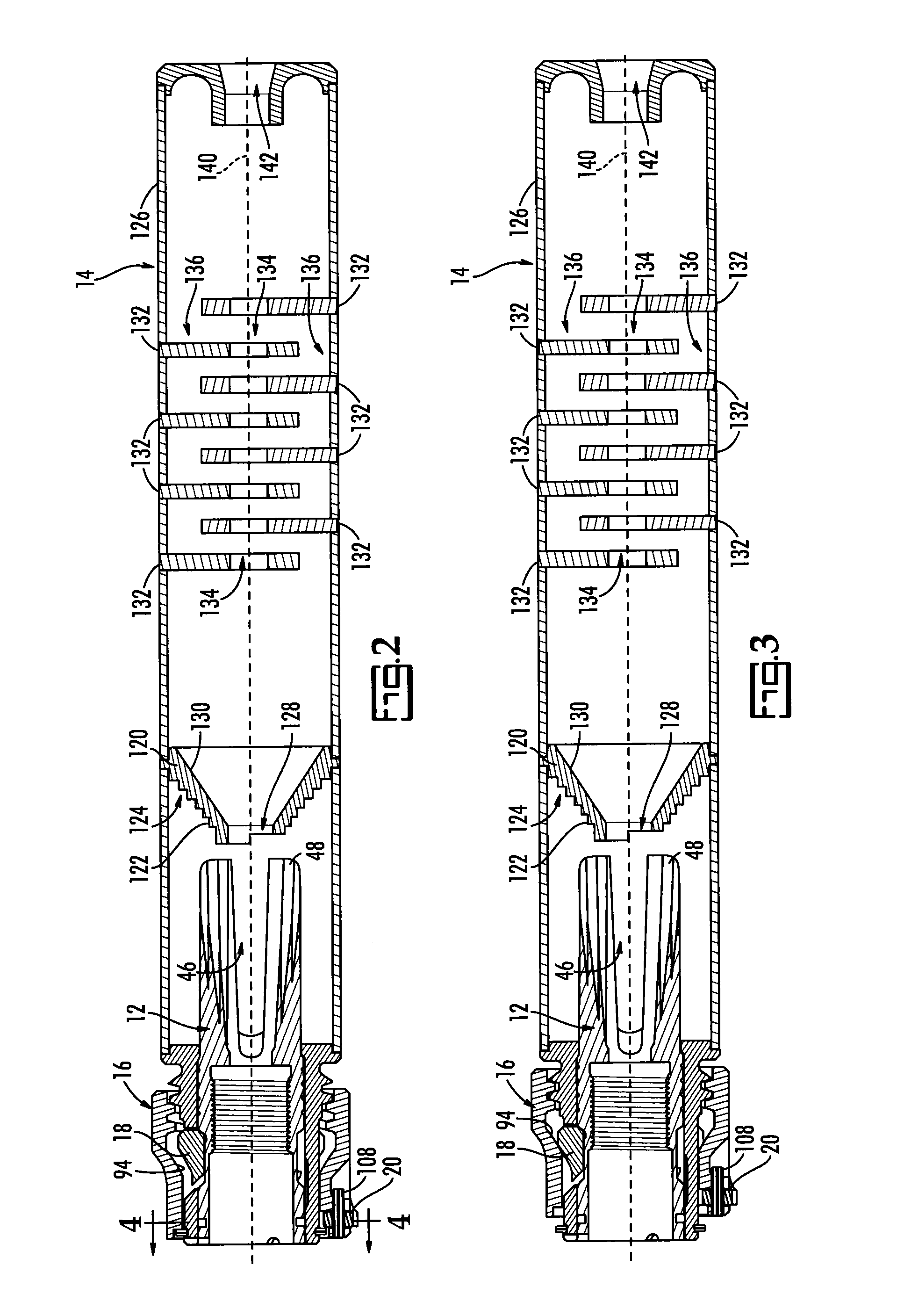 Flash and sound suppressor for a firearm