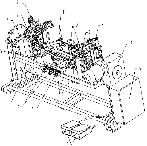 Welding rotatable work fixture for automobile front bumper beam sub assembly