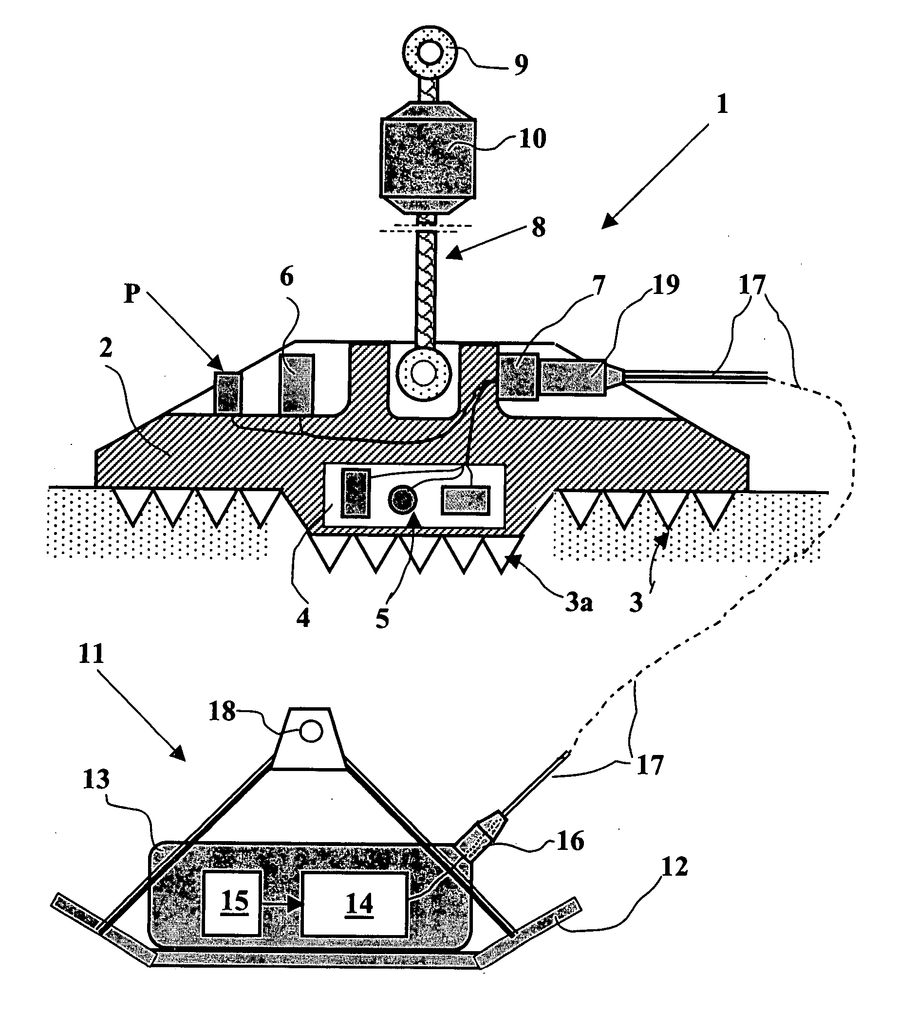 Acquisition method and device for seismic exploration of a geologic formation by permanent receivers set on the sea bottom