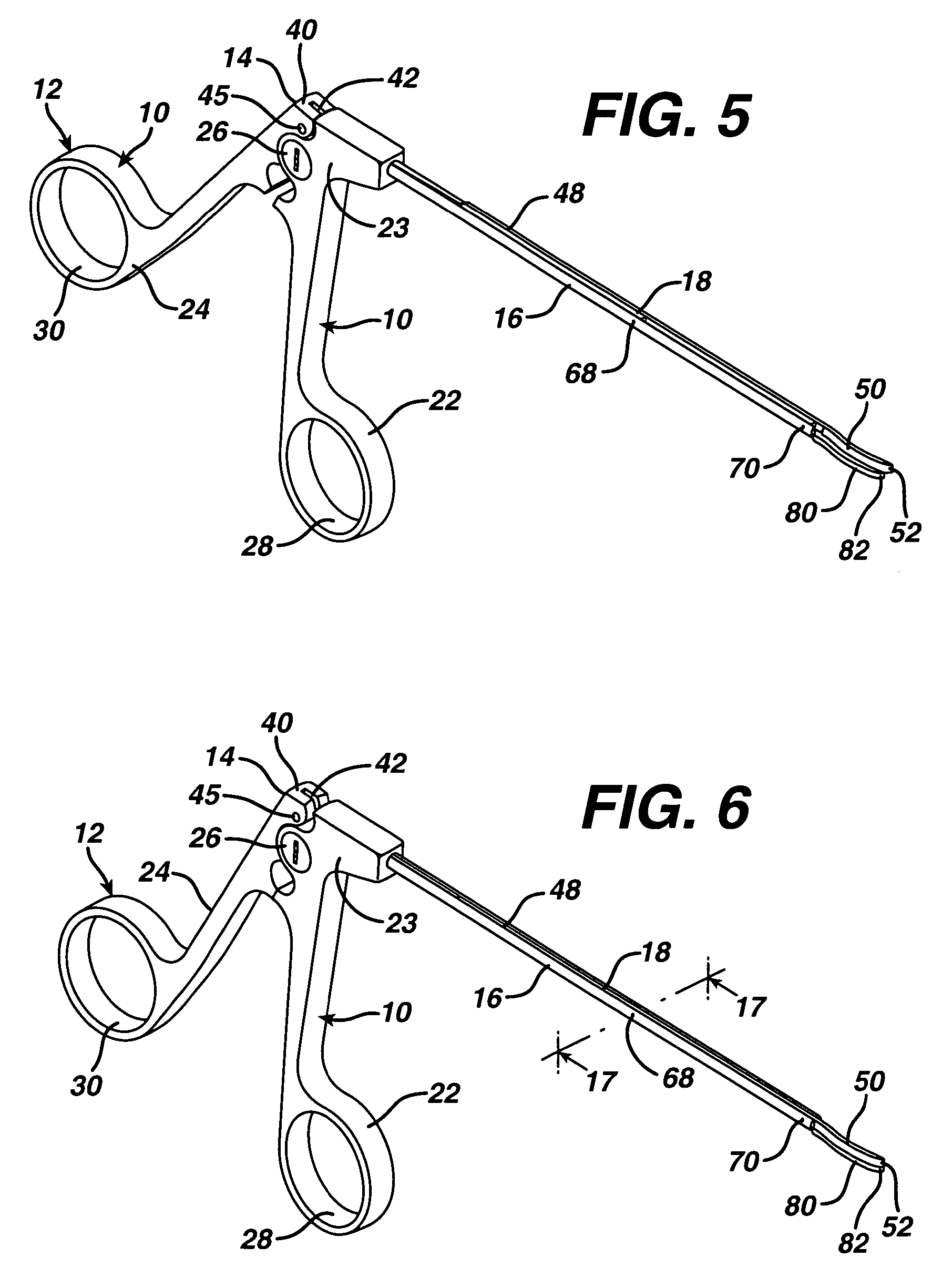 Instrument for delivery of implant