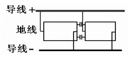 Wiring method for realizing direct-current deicing of ground wire of converter station