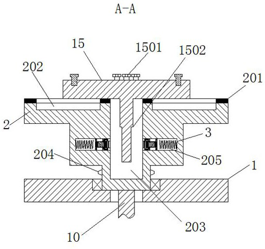 Device for detecting surface flatness of aero-engine flywheel