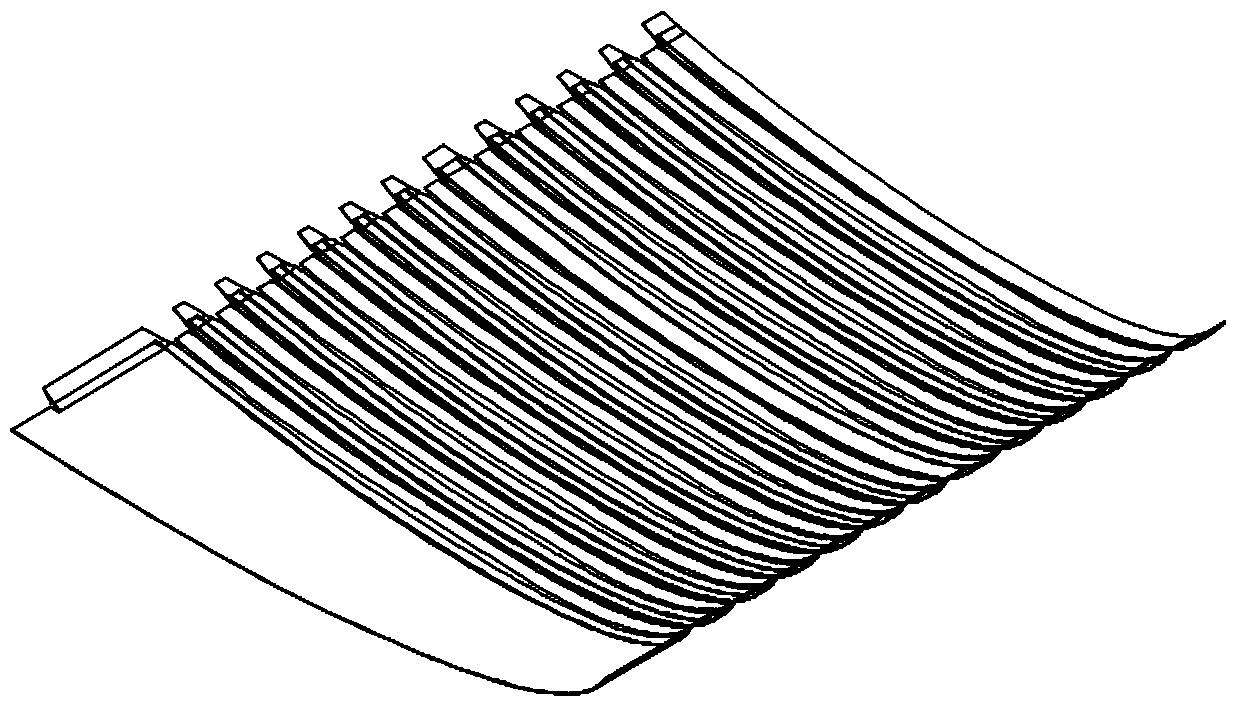 Bidirectional pressing liquid-charging forming method for large-size thin-wall complex characteristic panel