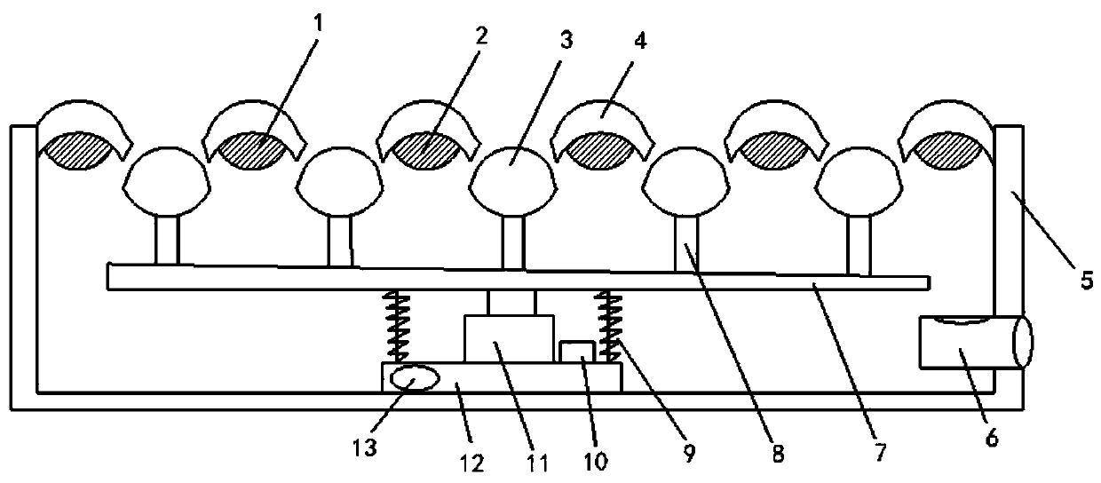 A urinal pedal automatic drainage device