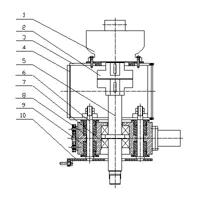 Hydraulic superhigh-frequency vibrating power head