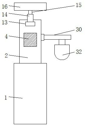 A solar lamp self-powered lighting street lamp