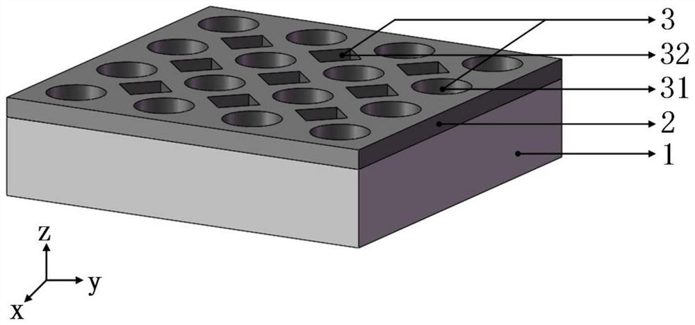 Optical filter based on nanopore array structure