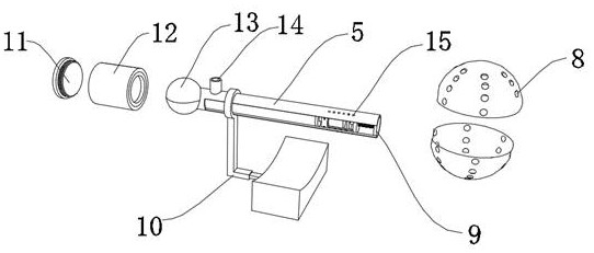 Safe laryngeal administration device for pediatric nursing