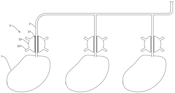 Kit for detecting salivary liquefied carbohydrate antigen 6, adaptive detection device and detection method