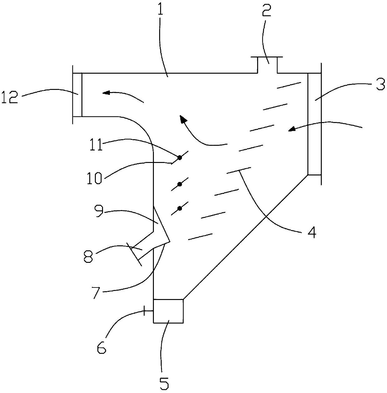 Air classification device for steel slag sand production