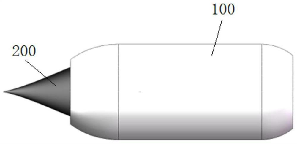 Full-rotation detonation mode rocket-ramjet combined engine and operation method