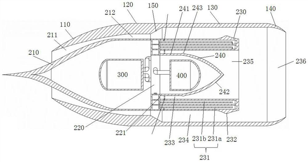 Full-rotation detonation mode rocket-ramjet combined engine and operation method