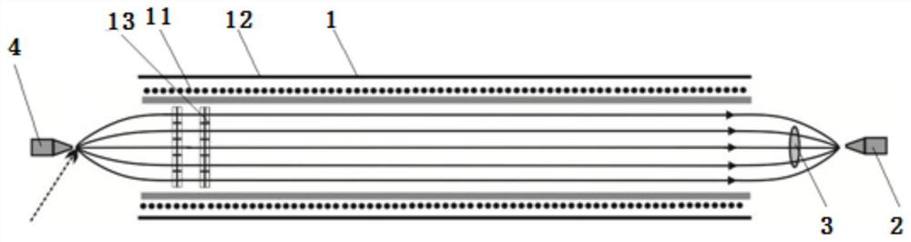 Magnetic focusing flight tube and magnetic focusing time-of-flight spectrometer